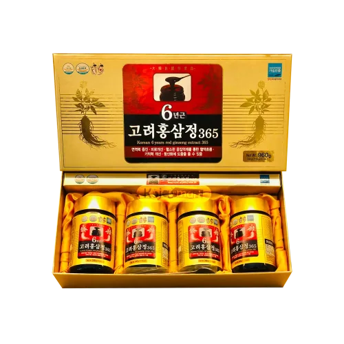 Cao hồng sâm 365 Hàn Quốc – 4 hũ x 240g